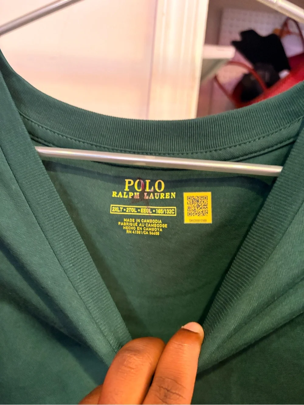 Polo by Ralph Lauren Men’s Green Short Sleeve Crew T-Shirt